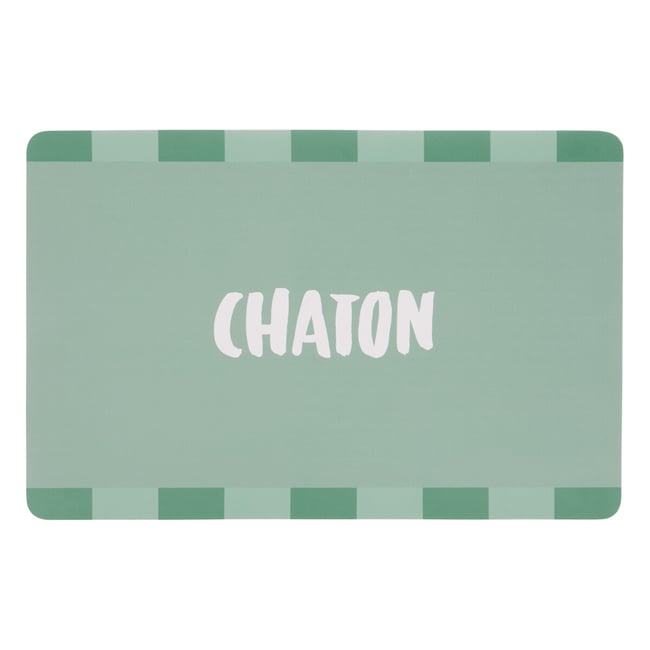 Set de table rectangulaire avec inscription Chaton - ATMOSPHERA