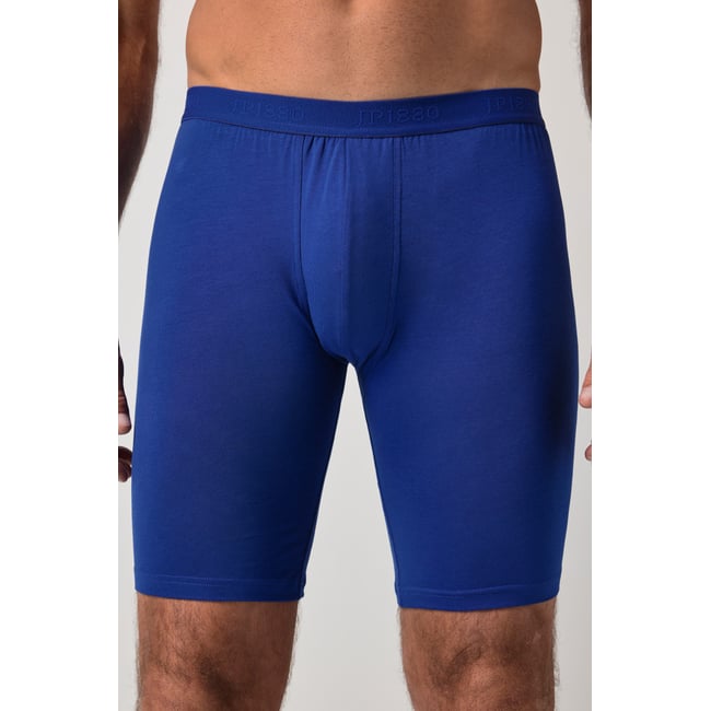 Caleçons longs ventre confort bleu roi <span itemprop=
