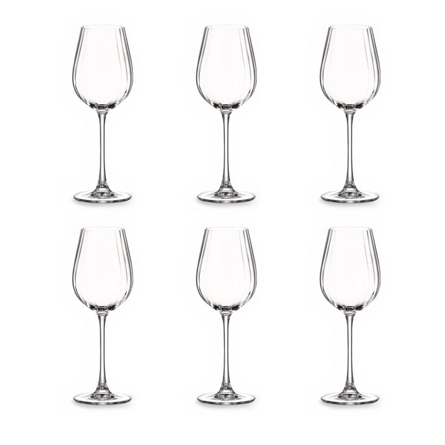 Lot de 6 verres à pied en cristallin 50cl, ASTRAL Couleur transparent <span itemprop=