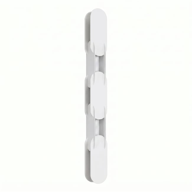Applique murale Acier Blanc LED 1 Chain Couleur blanc <span itemprop=