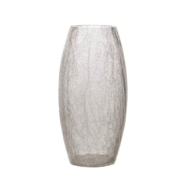 Vase craquelé haut 30 Couleur transparent / cristal <span itemprop=