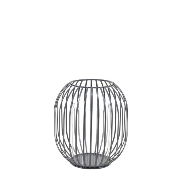 Lanterne ronde en métal filaire - ORNAMI