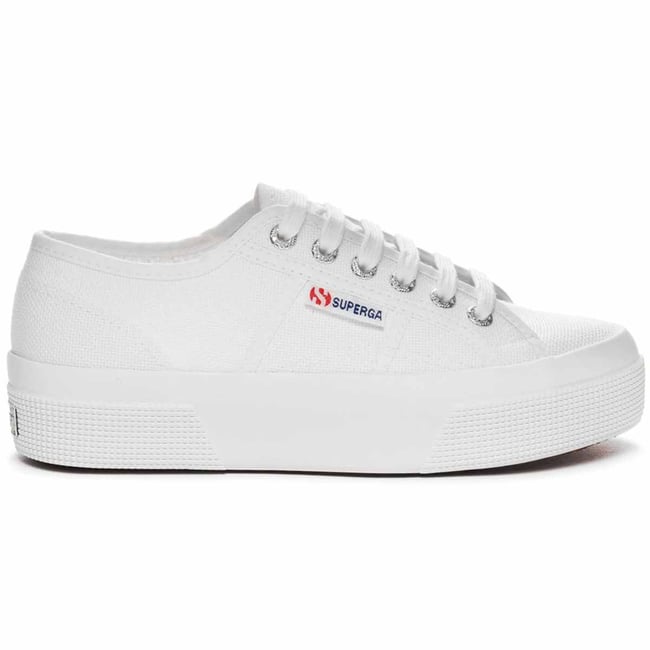 Baskets compensées en toile 2740 , Platform - SUPERGA
