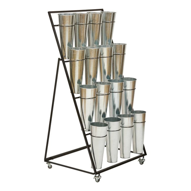Fleur artificielle MEIKA Couleur argent <span itemprop=