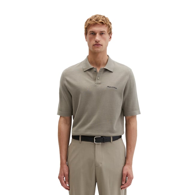 Polo en tricot DFB Travel Collection en pur coton bio - MARC O'POLO