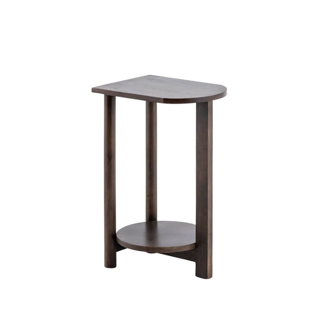 Table de chevet ovale en bois de manguier  SHARON Couleur v002240 <span itemprop=