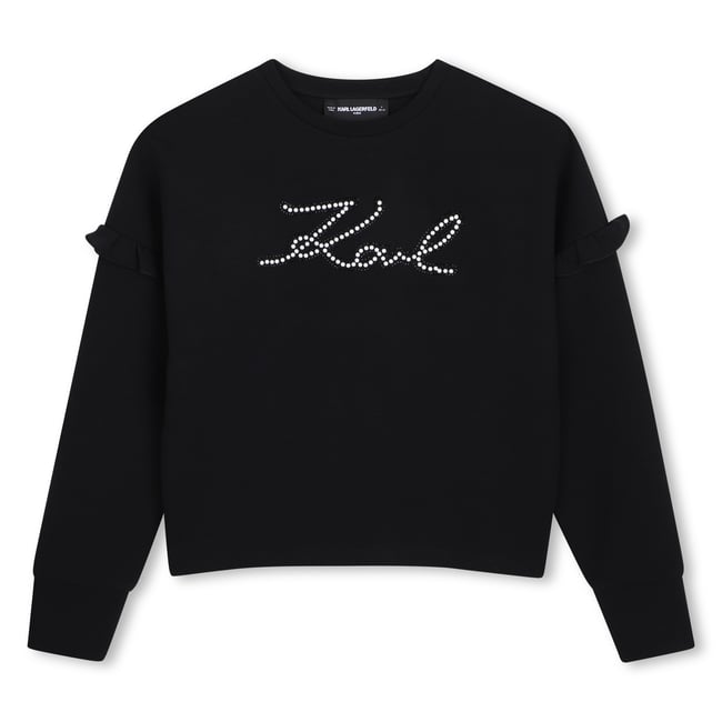 Sweat manches longues black <span itemprop=