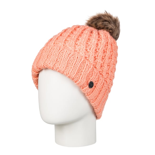 Bonnet à revers BLIZZARD. rose peach pink <span itemprop=