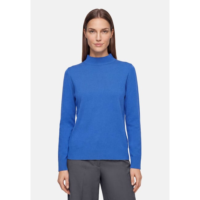 Pull-over en maille basique à col droit - BETTY BARCLAY