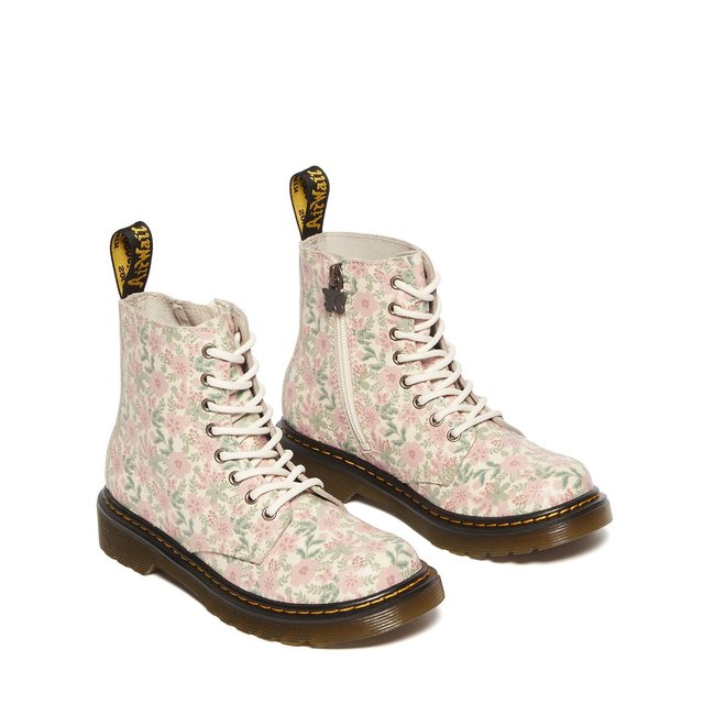 Boots cuir 1460 Pascal J rose <span itemprop=