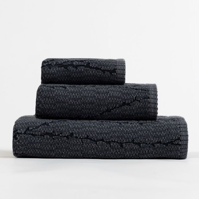 Drap De Douche en Coton OSAKA 236 1 10 gris <span itemprop=