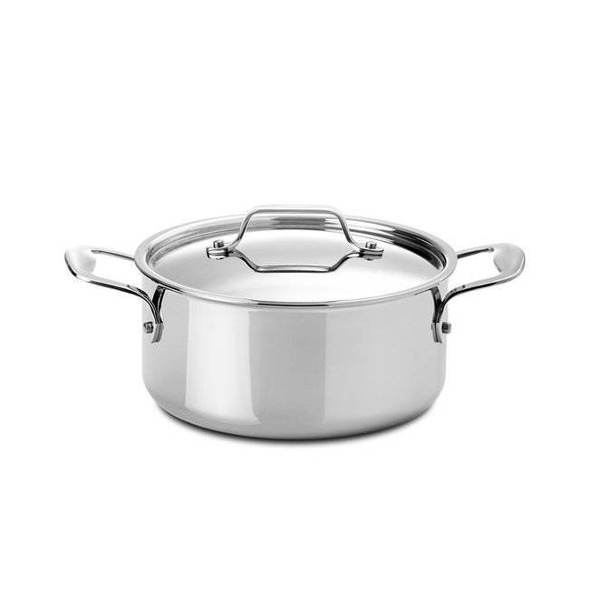 Faitout 16 cm inox Supreme pro 1.5 L argent <span itemprop=