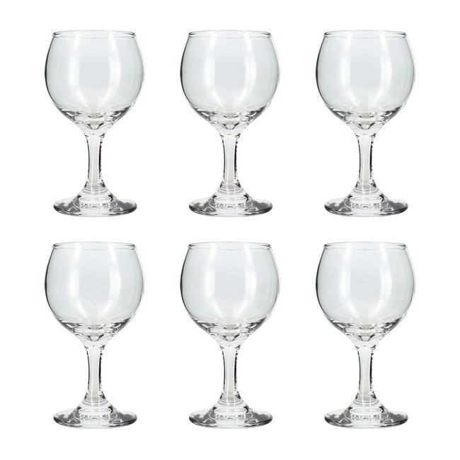 Lot de 6 verres ballon 19cl Couleur transparent <span itemprop=