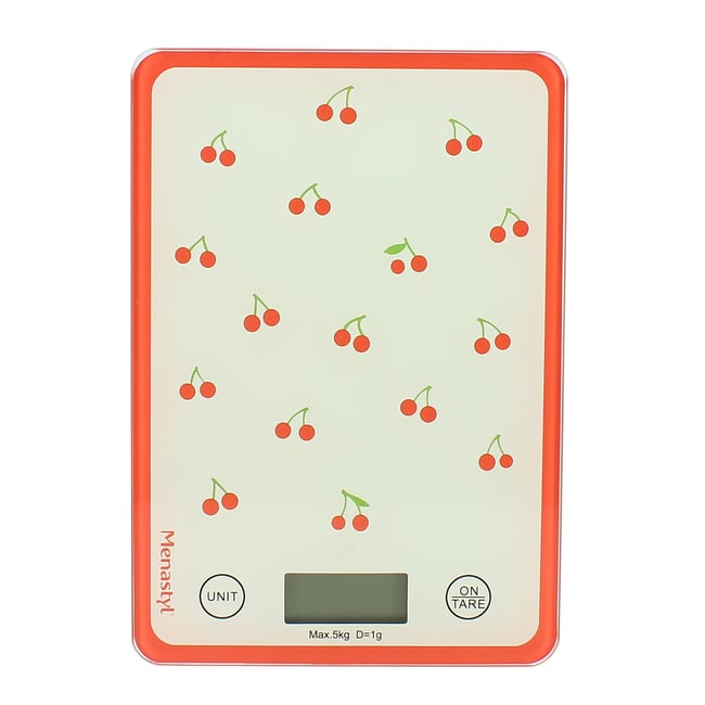 Balance de cuisine 5kg, CERISE cerise <span itemprop=