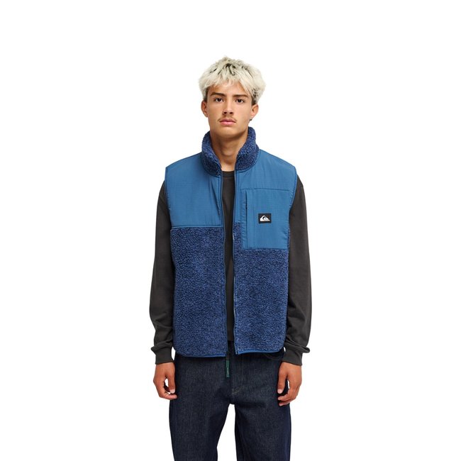 Veste sans manches zippée en polaire SHALLOW WATER bleu dark denimheather swallowwater <span itemprop=