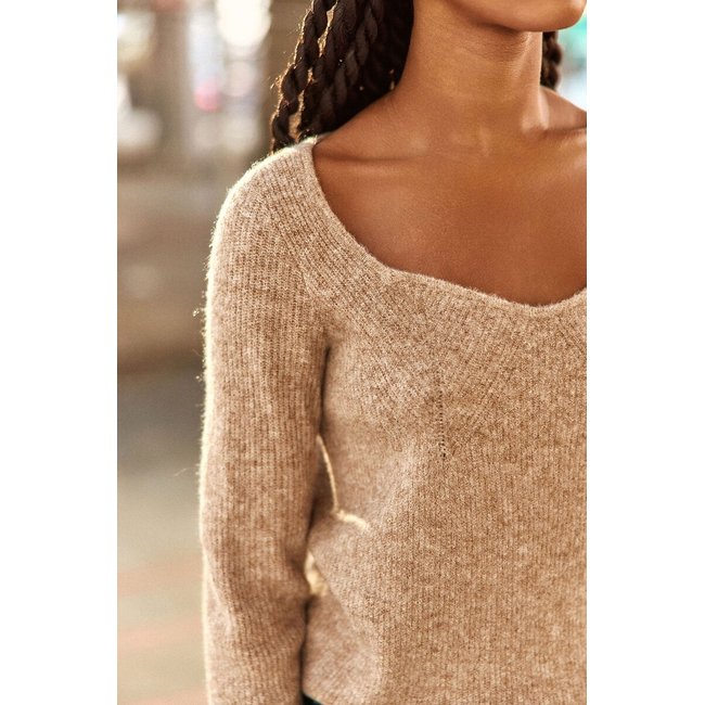 Jersey de manga larga y cuello cuadrado MILA - LA PETITE ETOILE
