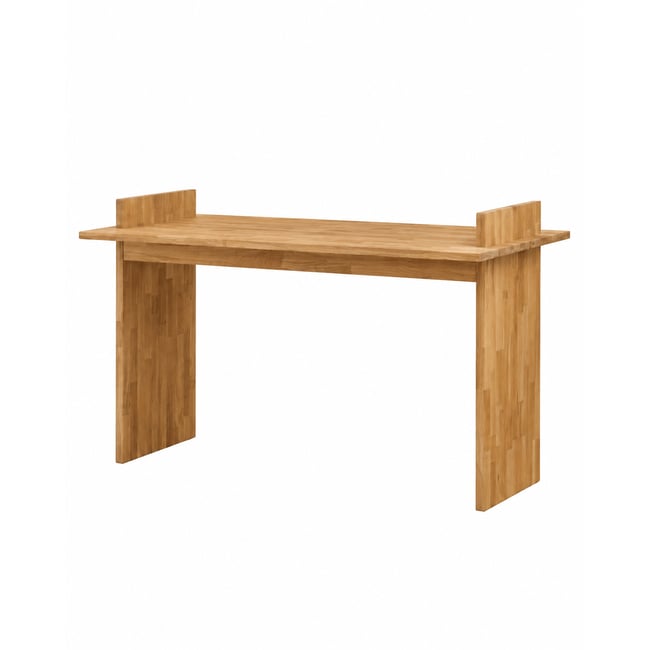 Bureau en bois d'aulne naturel - HANNUN