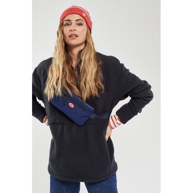 Sweat zippé unisexe en sherpa - ARMOR-LUX