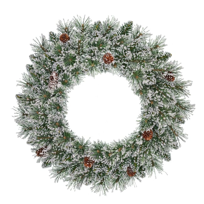 Couronne de Noël VANDANS Couleur vert <span itemprop=