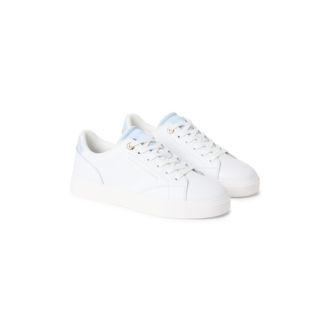 Baskets FEMININE CUSPOLE  blanc/bleu ciel <span itemprop=