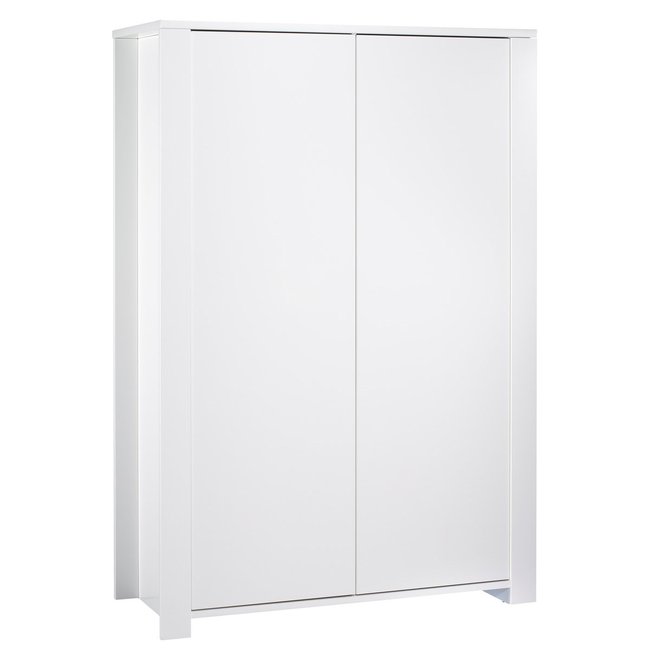 Armoire bébé 2 portes Couleur blanc <span itemprop=