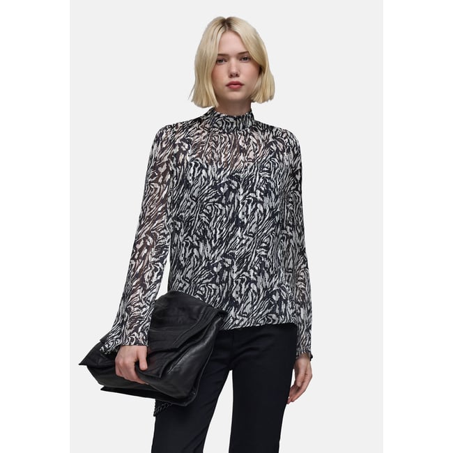 Tunique Blouse IKKS - Taille M/14 Ans - Mauve - 100% Coton - Occasion Très Bon état