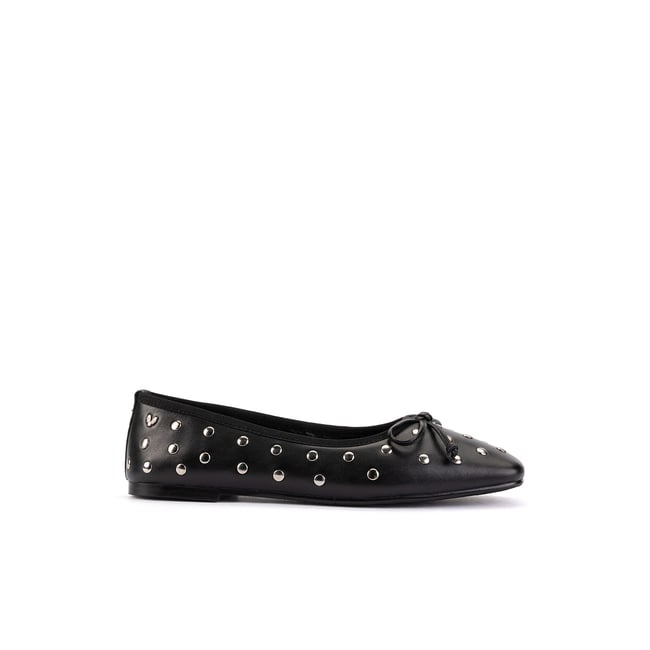 Ballerines cuir Colette black <span itemprop=