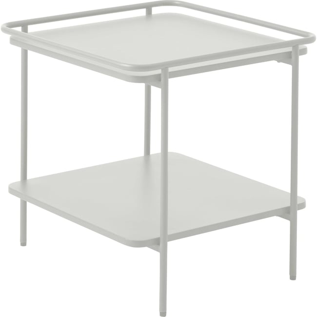 Table d'appoint carrée avec tablette YUBA - RECOLLECTION