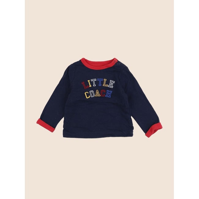 Tee-shirt - Etat satisfaisant bleu <span itemprop=