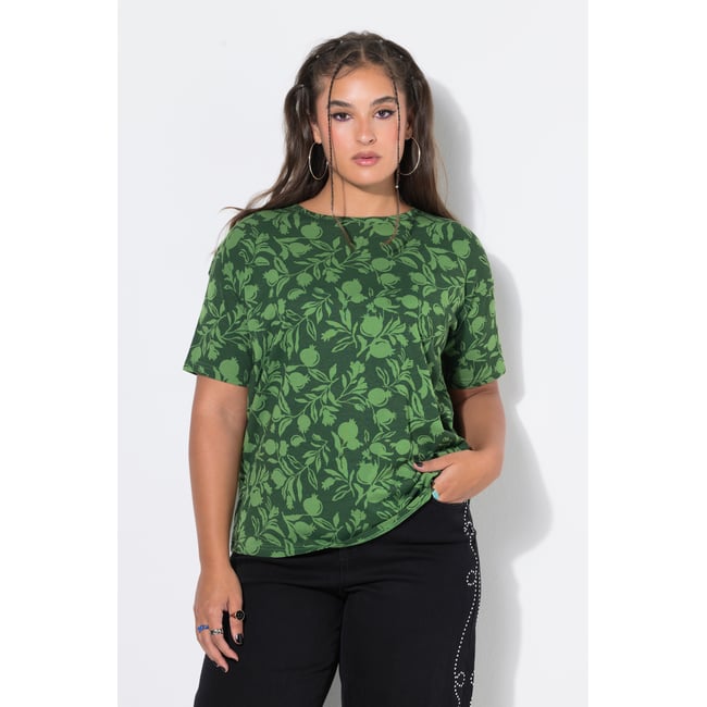 T-shirt, coupe oversize, motifs grenades cactus <span itemprop=