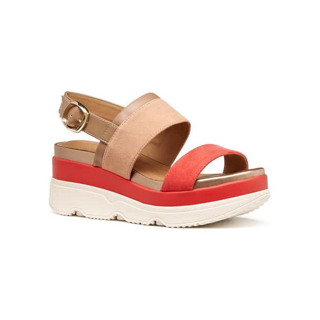 Sandales  D GARDENIA beige rosé/marron clair <span itemprop=