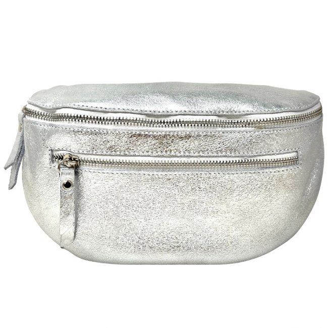 Sac banane en cuir grainé et irisé LOU-ANN - OH MY BAG