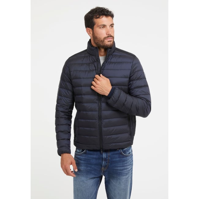 Veste Matelassée Repliable bleu <span itemprop=