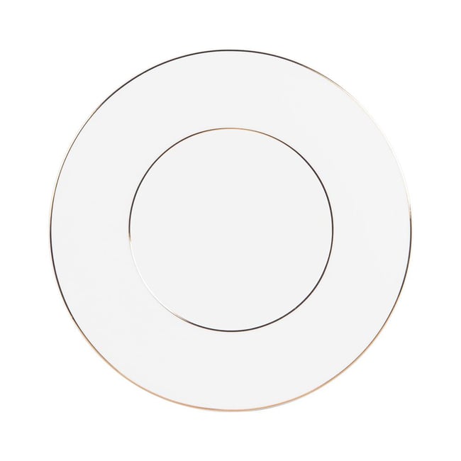 Assiette à dessert Victoria 21 cm (lot de 6) - VICTORIA Couleur blanc <span itemprop=