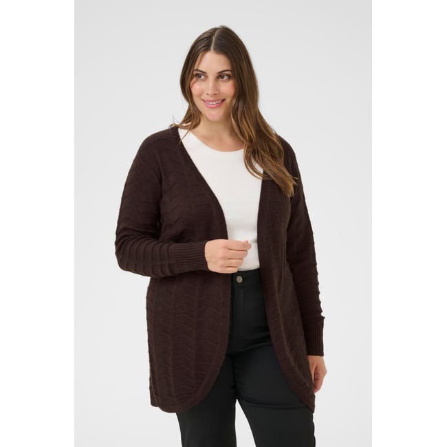 Cardigan à tricot marron  black coffee <span itemprop=