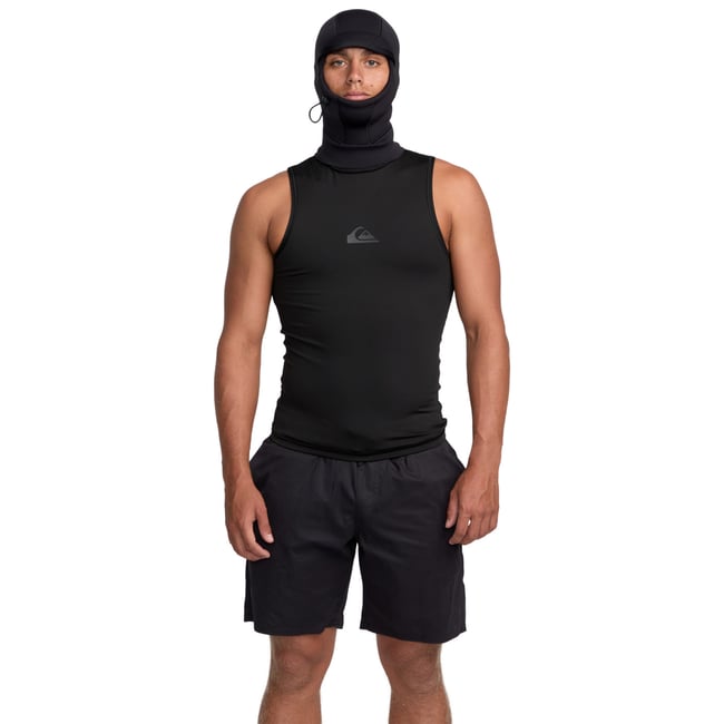 Veste à capuche en néoprène MARATHON SESSIONS 1MM noir black <span itemprop=