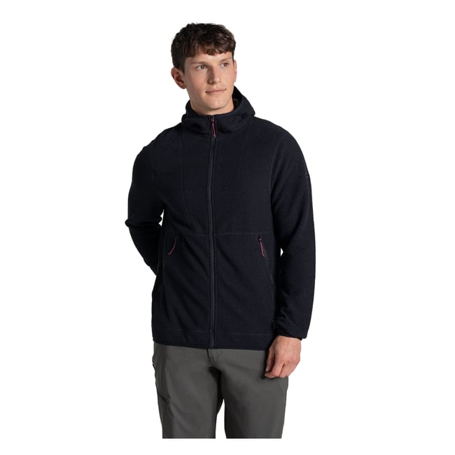 Veste polaire à capuche COMPRESSLITE noir <span itemprop=