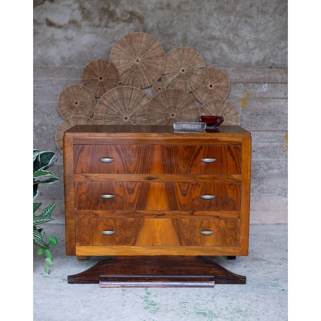 Commode Art déco Garance N°774 - Bon état Couleur bois foncé <span itemprop=