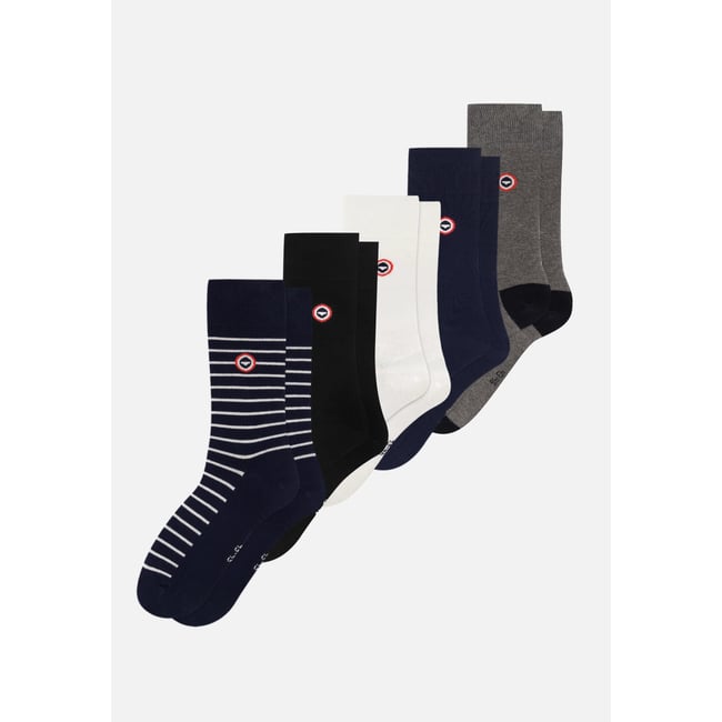 Lot de 5 chaussettes mi-hautes en coton Robuste - LE SLIP FRANCAIS
