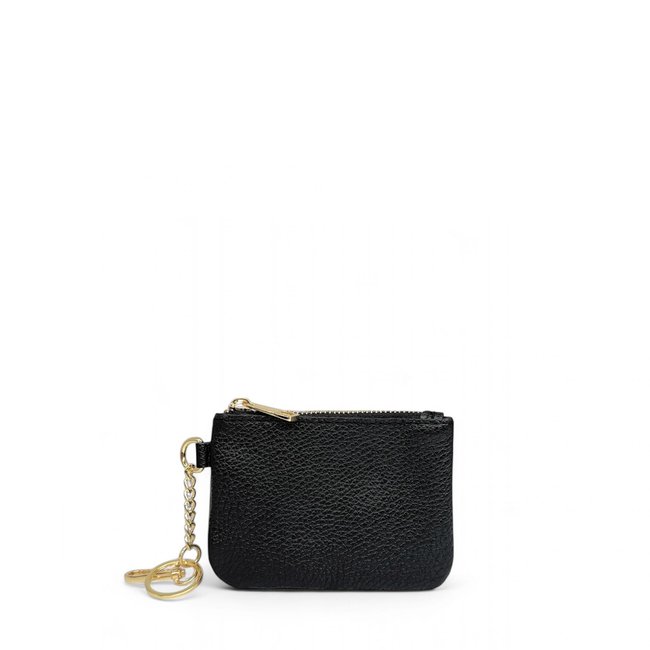 Pochette porte-monnaie porte-clés en cuir grainé POCKET - OH MY BAG