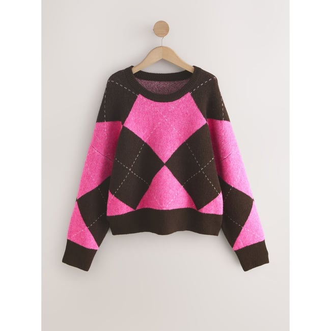Pull ras du cou en maille avec laine - NEXT