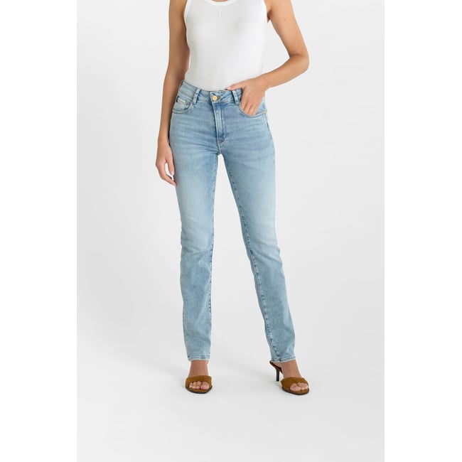 Jeans push-up droite taille haute PULP, longueur 34 blue <span itemprop=