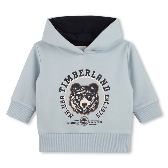 Sweat à capuche blue mist <span itemprop=