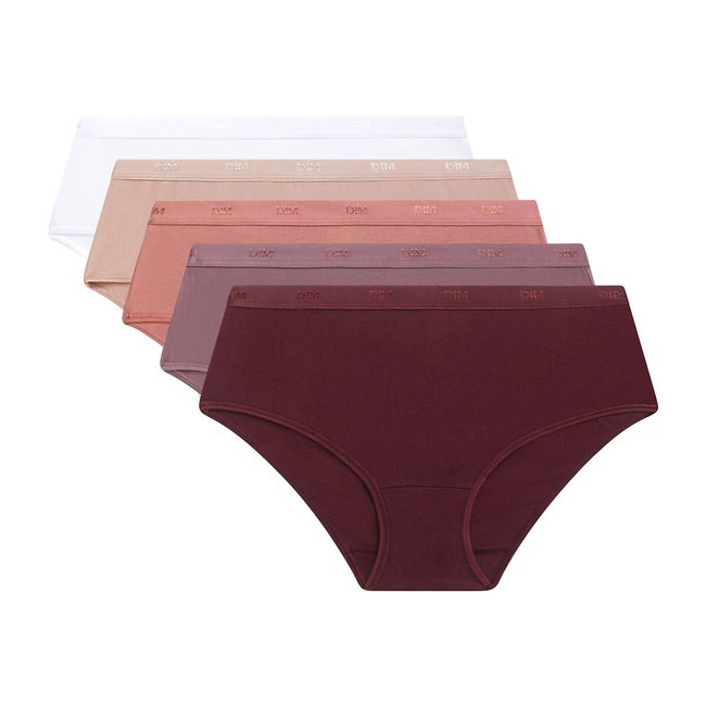Dim Slip Les Pockets Ecodim In Cotone Comfort Donna - Confezione Da 3, Colori Pelle/Rosa/Perla, Taglia XL - 4