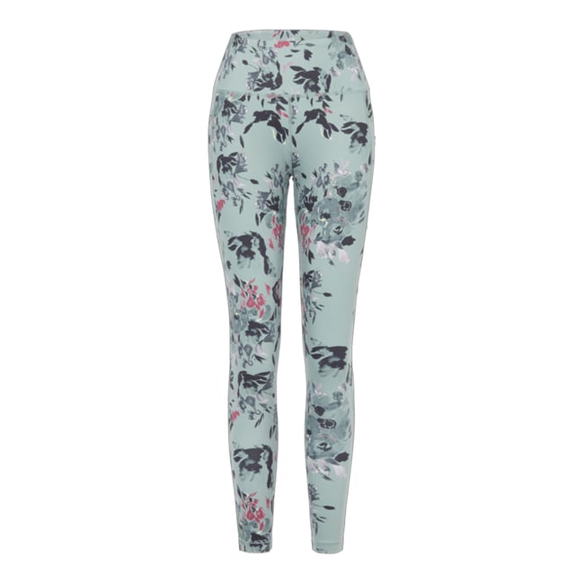 Legging motif/style floral INFLUENTIAL vert glacier <span itemprop=