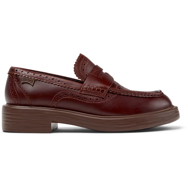 Mocassins Cuir DEAN TWINS marron moyen <span itemprop=