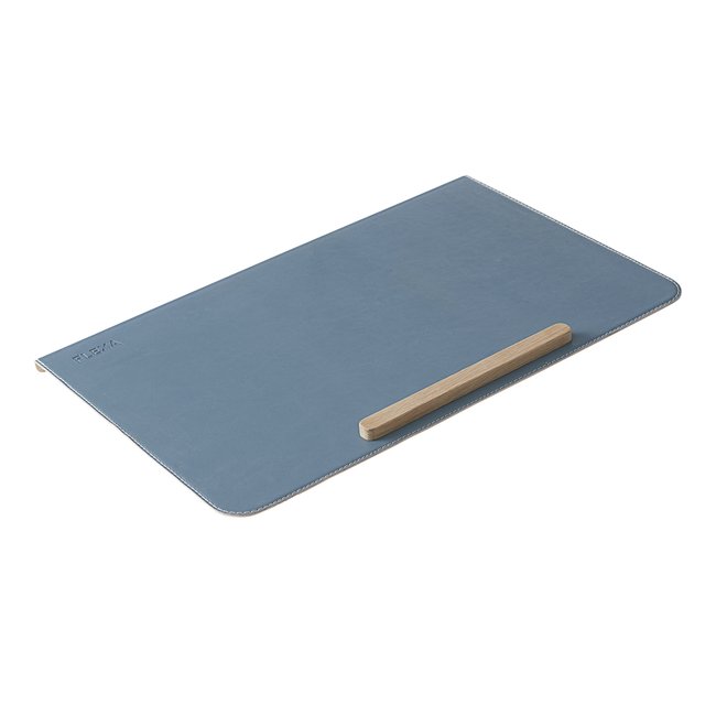Sous-main acier Couleur bleue <span itemprop=