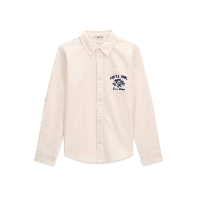 Chemise Oxford blanc <span itemprop=