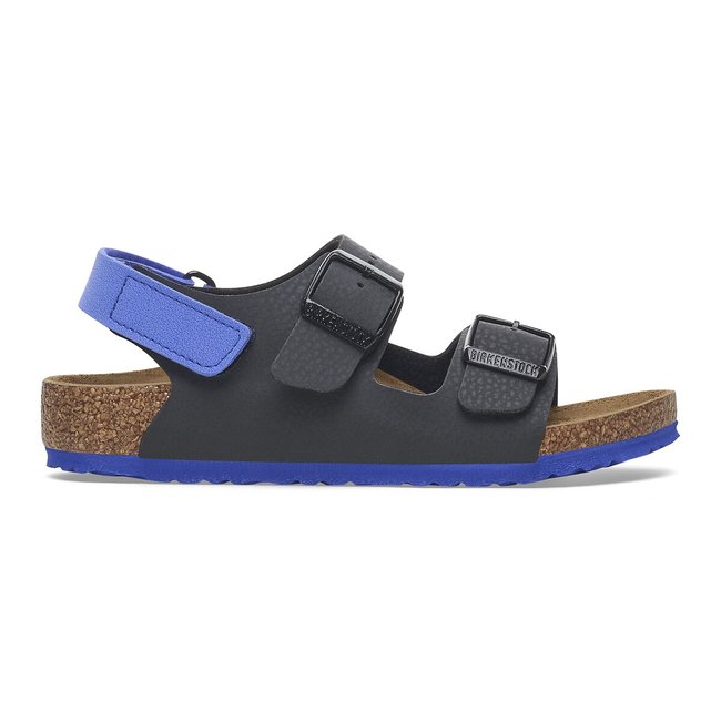 Kids Milano Sandals with Heel Strap, black, BIRKENSTOCK