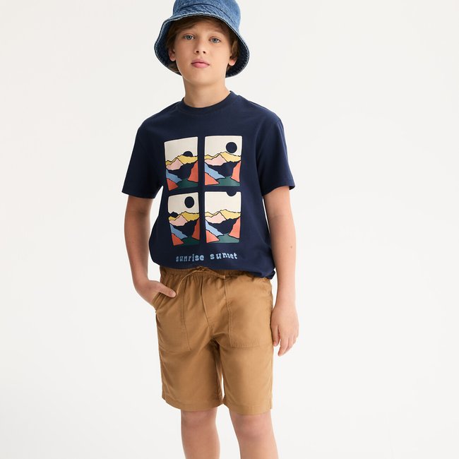 Bermuda de jogging en coton - LA REDOUTE COLLECTIONS